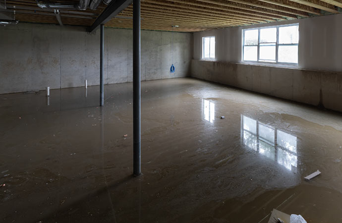 Flooded basement