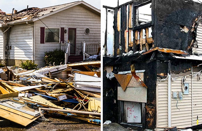 fire damage and disaster recovery service