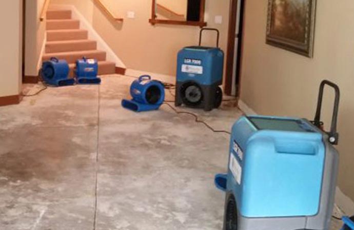 Water damage restoration equipment