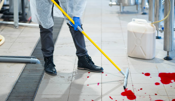 professionally biohazard cleaning